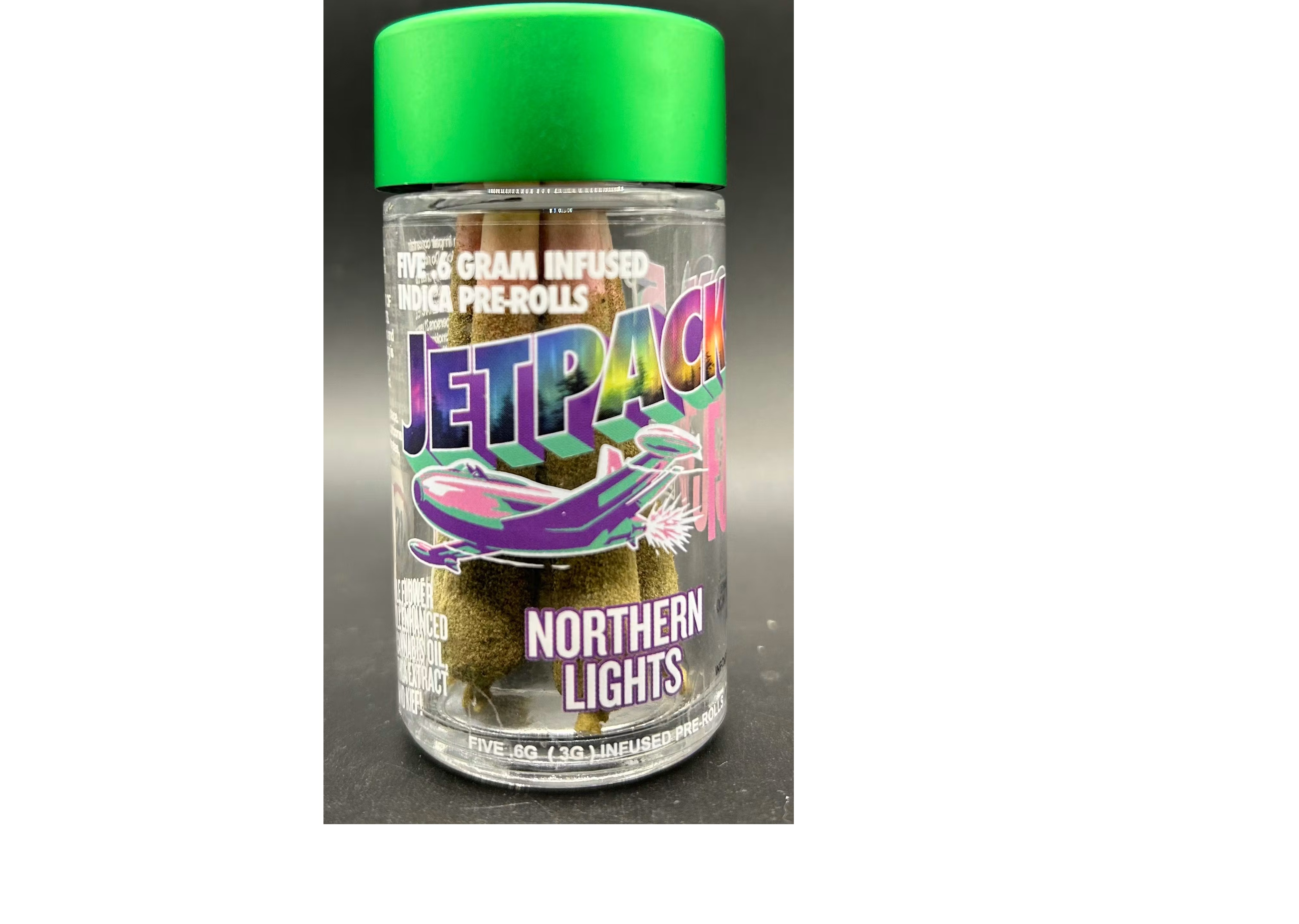 Jetpacks - Fj3 Northern Lights Infused Preroll 5pk - 3g
