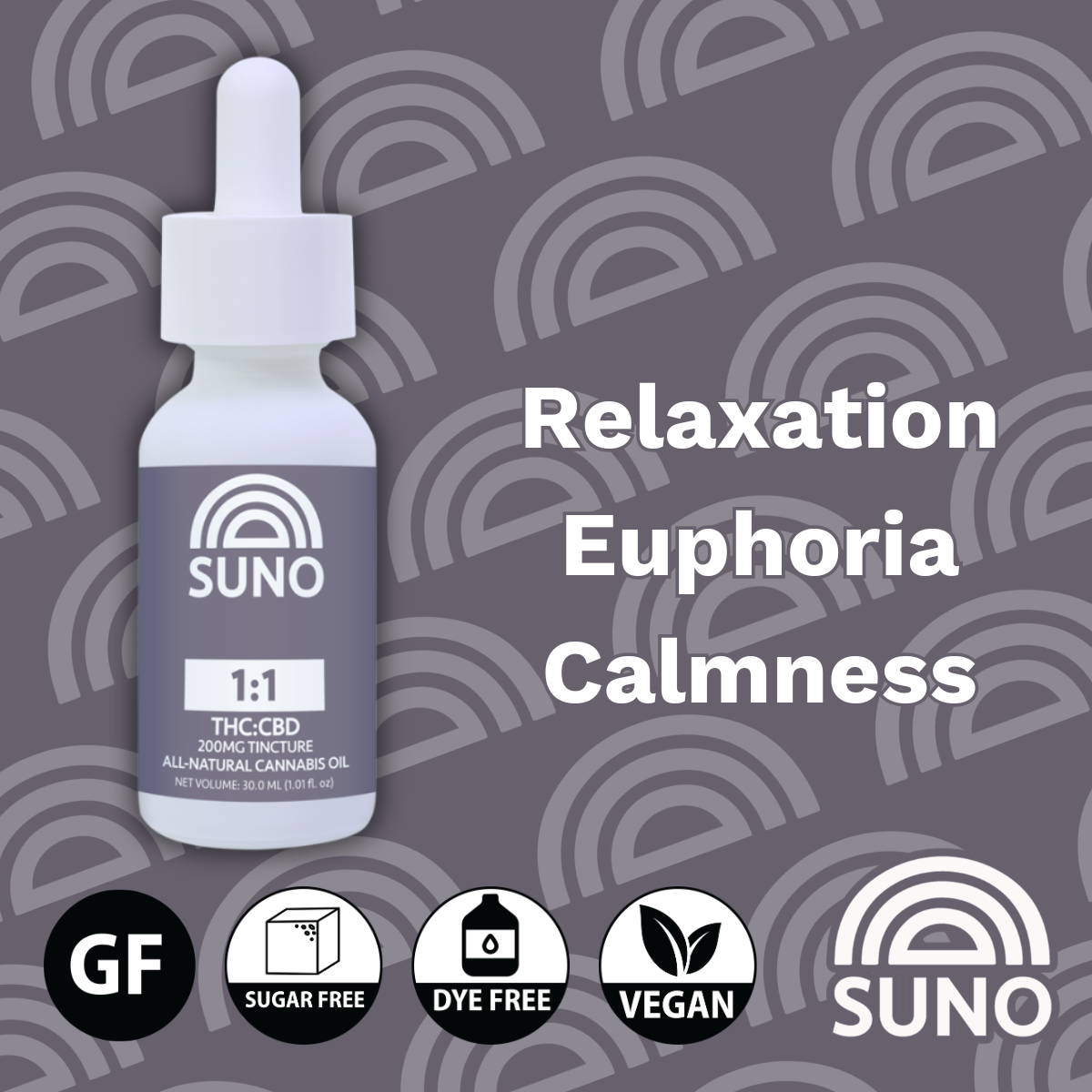 SUNO 1:1 Tincture – 200MG