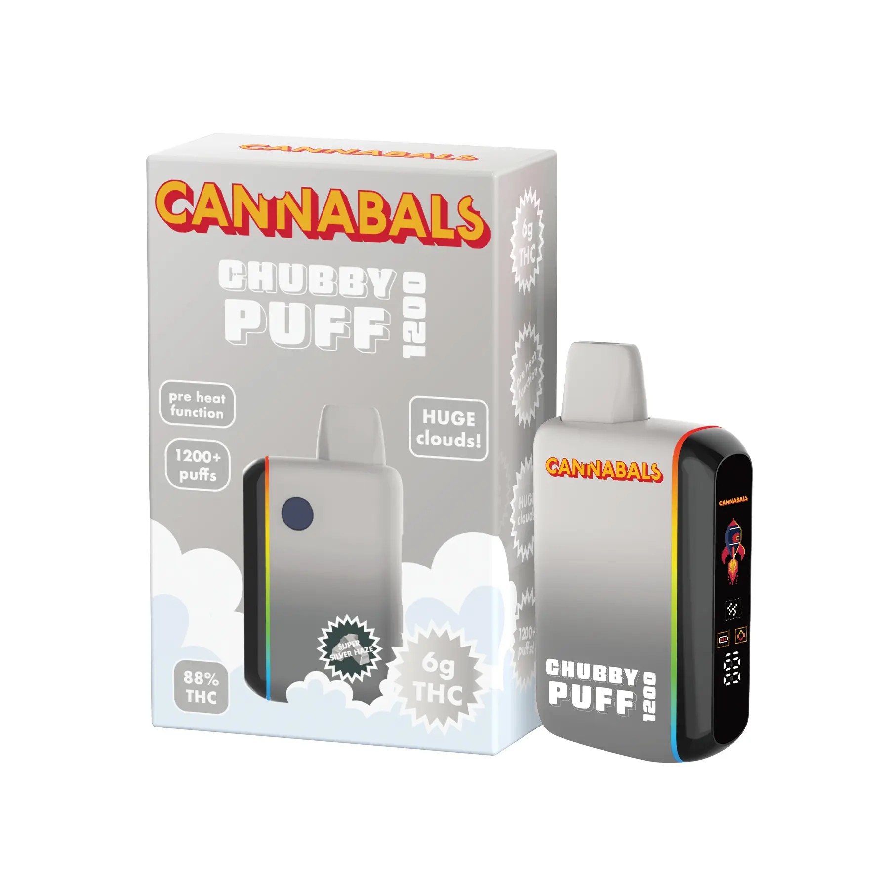 Cannabals | Chubby Puff | Super Silver Haze AIO | 6g