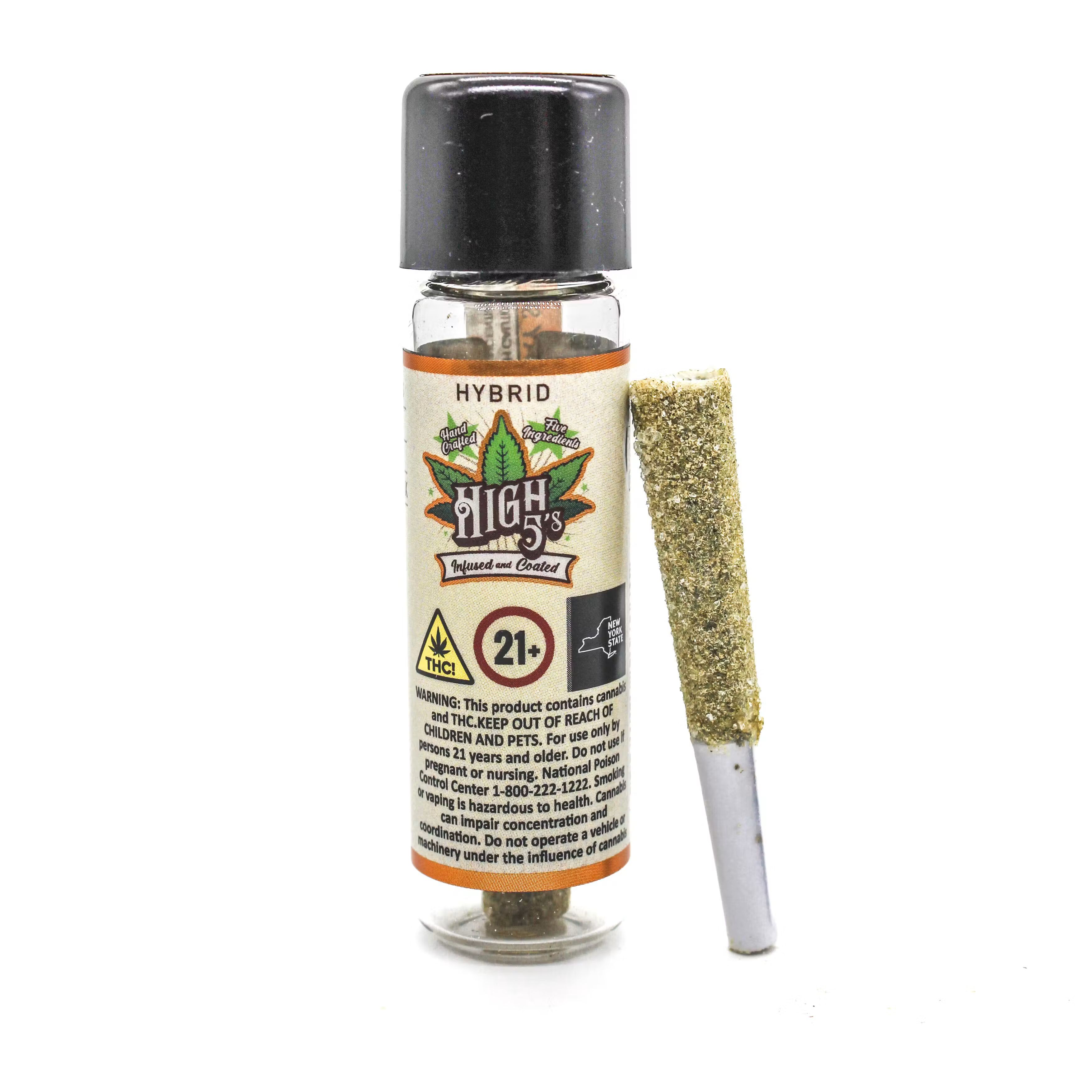 High 5's | Hybrid Infused Pre-Roll Singles ( Gelato 41 x Berry Gelato #24a )