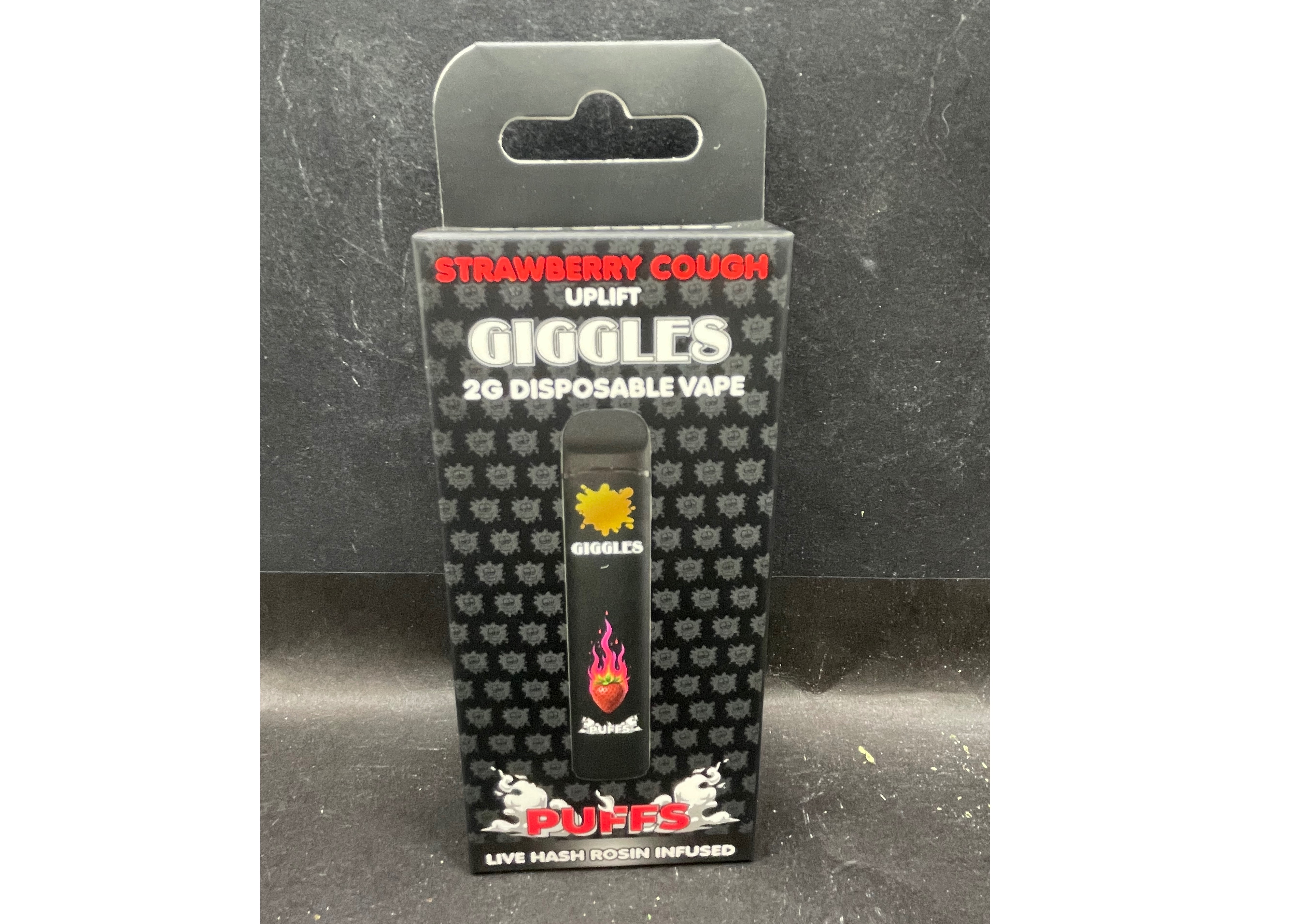 Rosin Infused Disposable Strawberry Cough