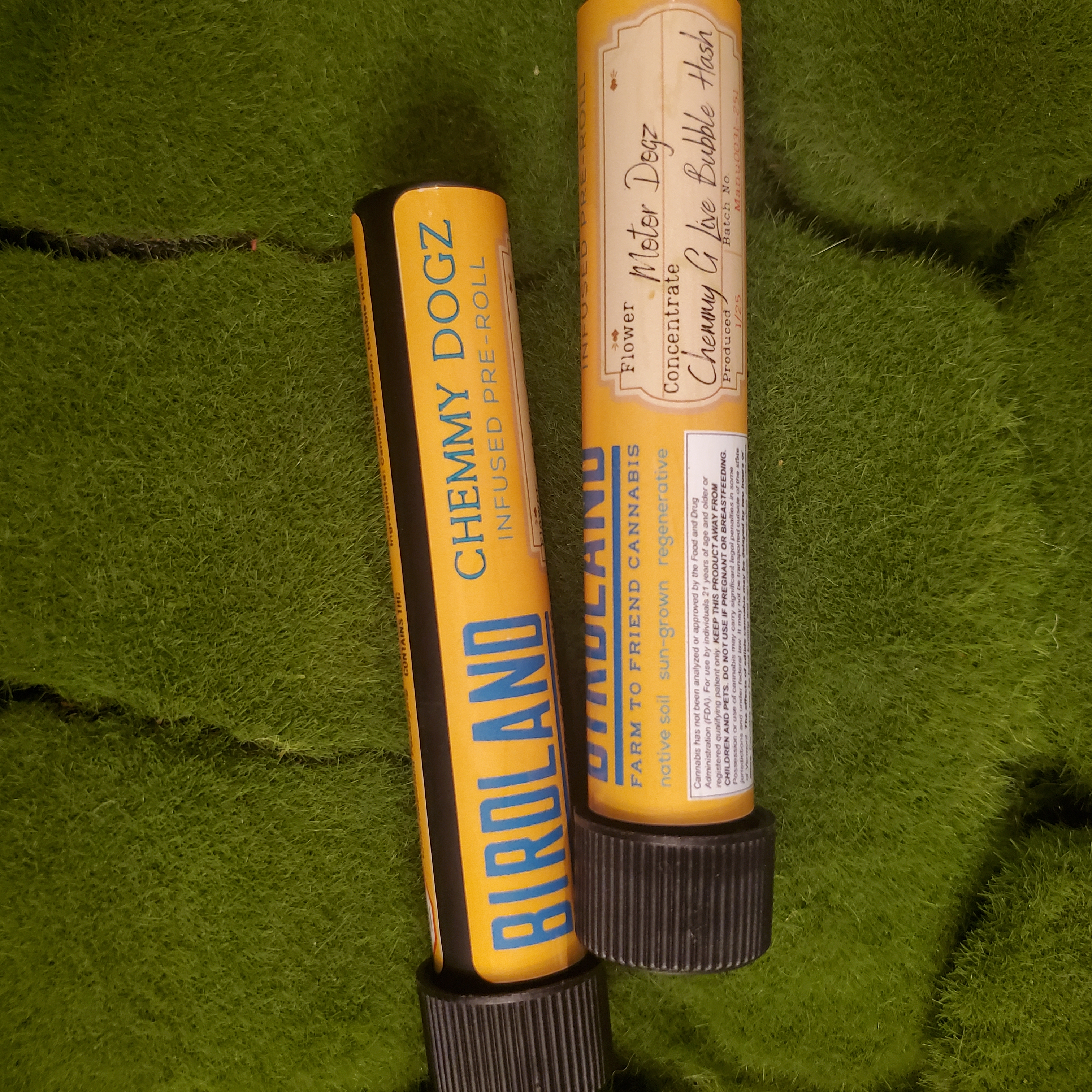 .9g Bubble Hash Infused Pre Roll Single | Chemmy Dogz