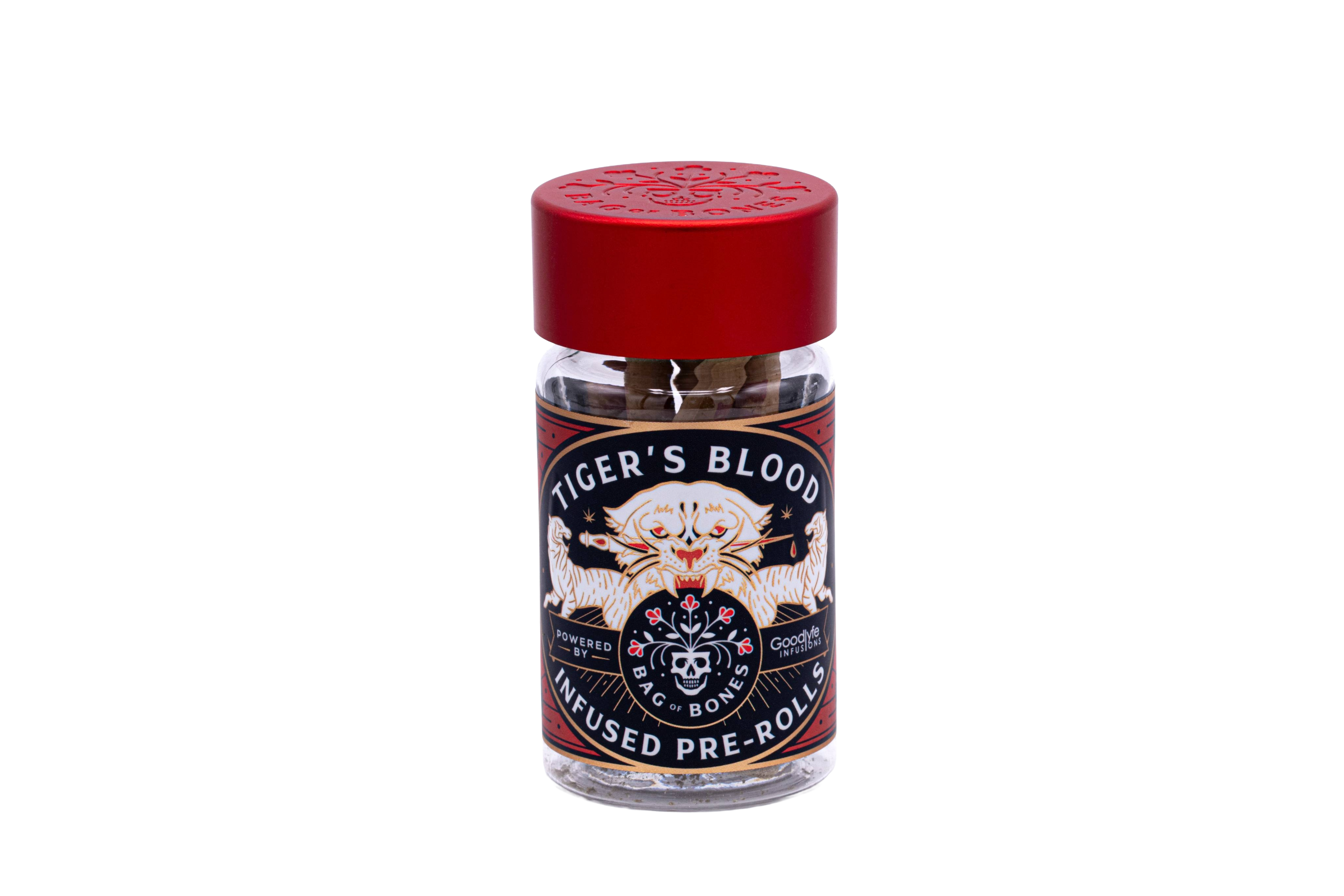 Goodlyfe - 5 Pack Infused Prerolls - Tigers Blood