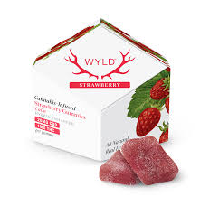 WYLD - EDIBLE (GUMMIES) - 100MG - 20:1 CBD:THC - HYBRID - STRAWBERRY