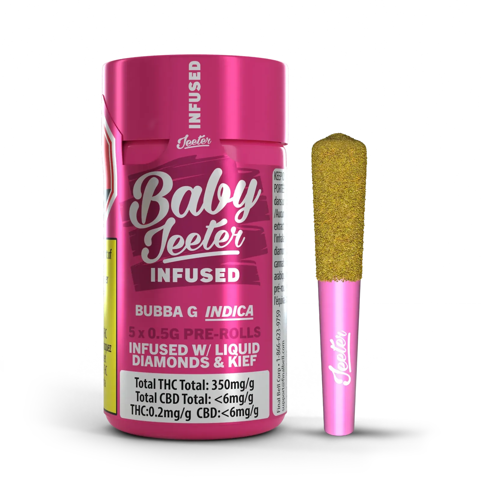 Baby Jeeters | Bubba G | Infused PRJ 5x0.5g
