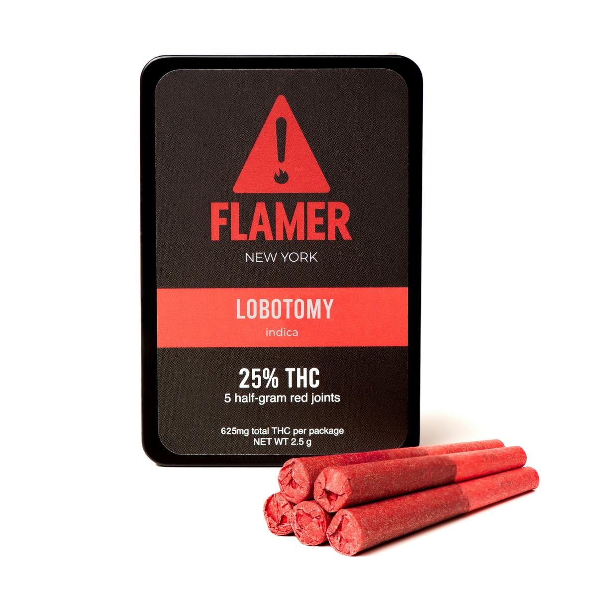 Flamer - Lobotomy Preroll 5pk - 2.5g