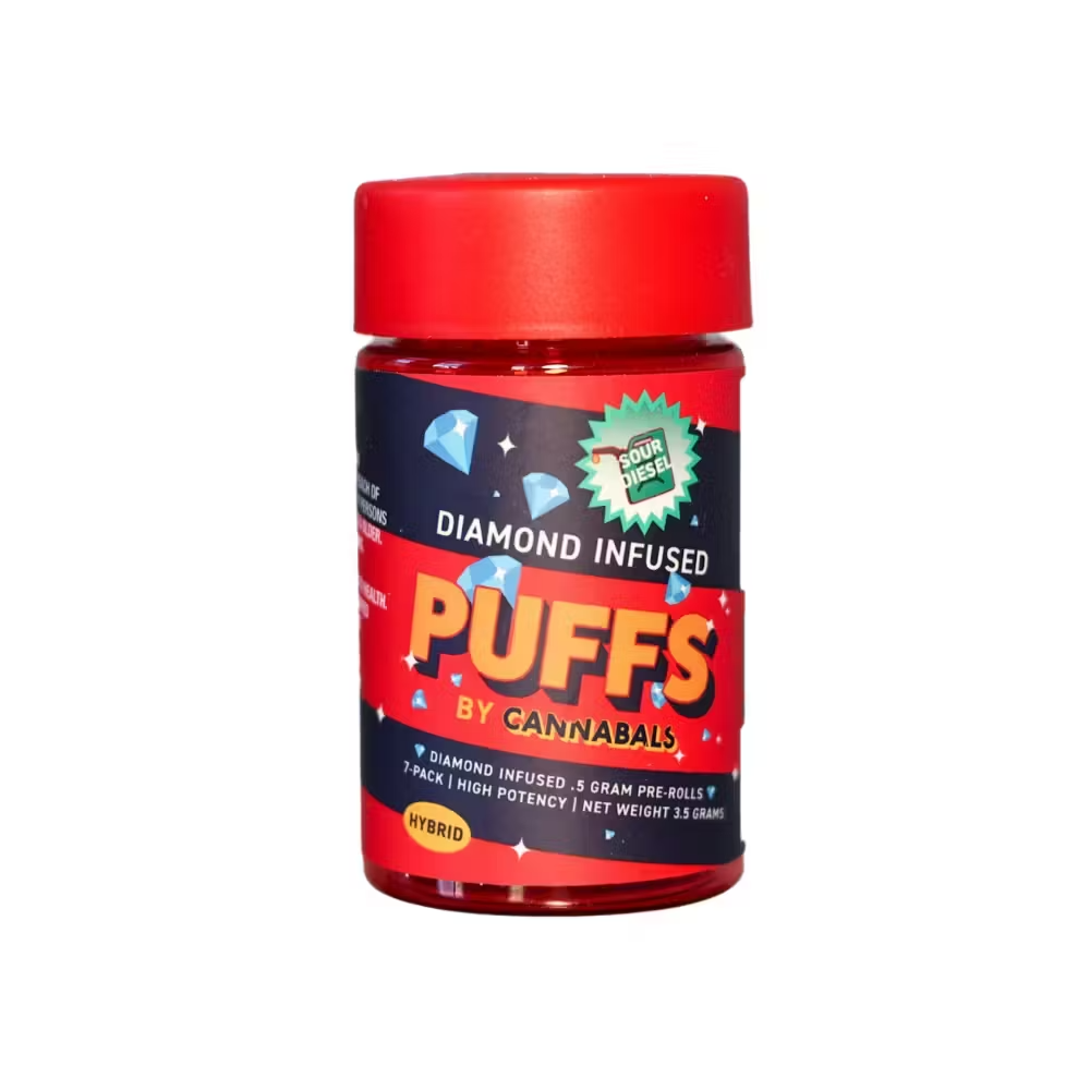 Puffs Pre-rolls - Sour Diesel 7pk