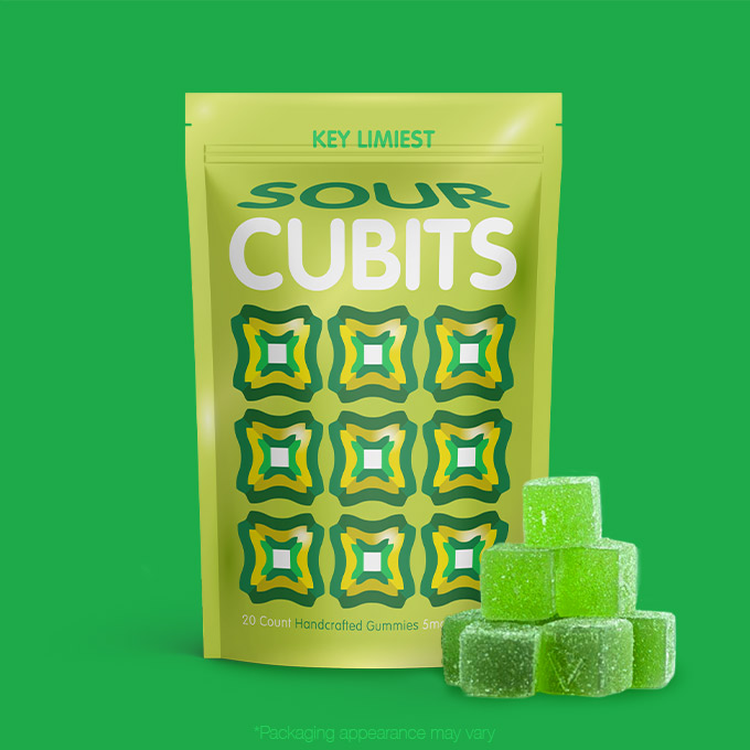 Sour Key Limiest | Cubits | Gummies (20 Pack)
