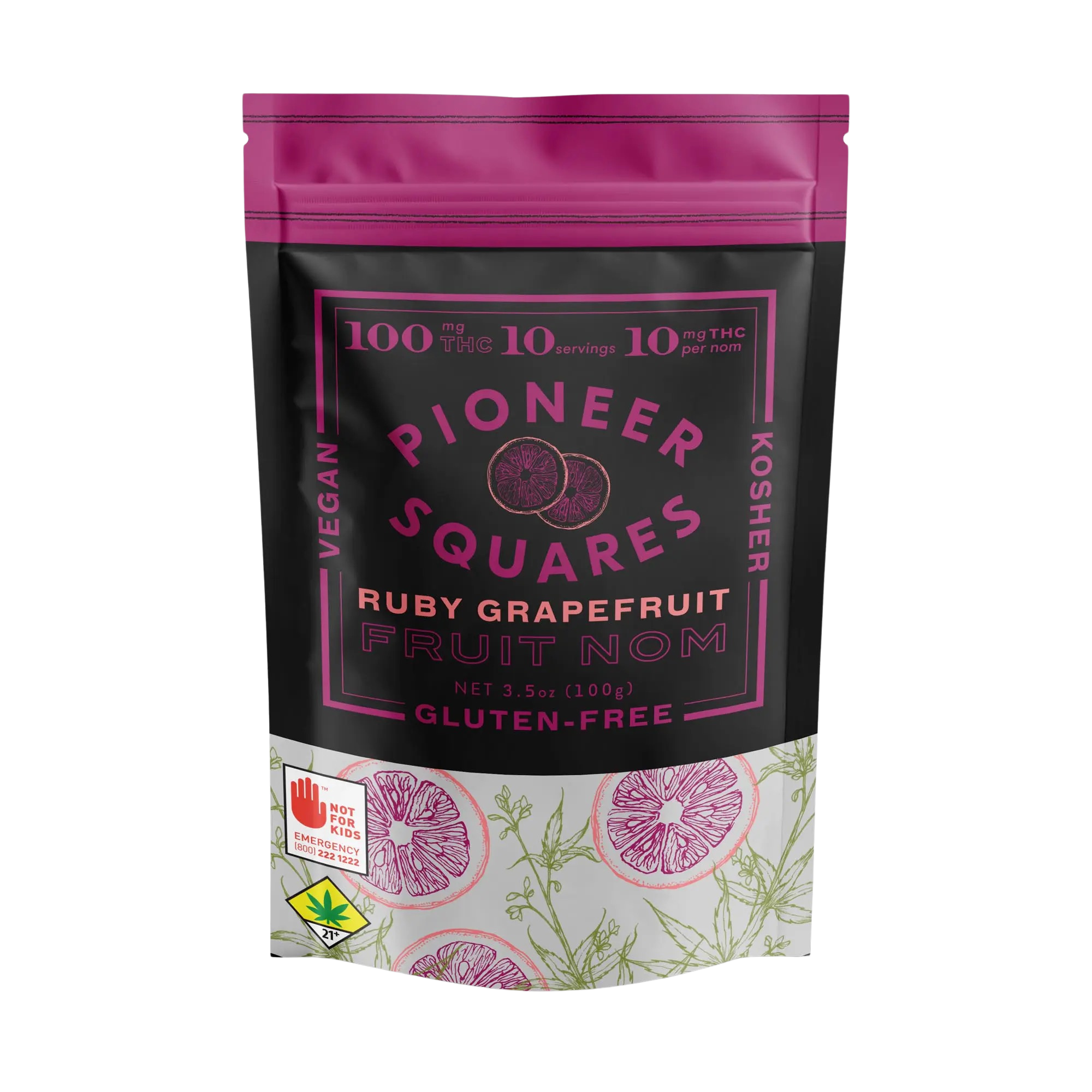 Gummies Ruby Grapefruit [10pk] (100mg THC)