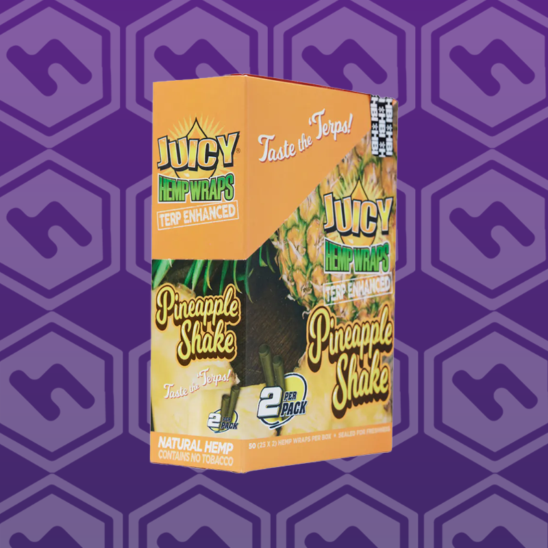 Juicy Jays | Terp Enhanced Wraps | Pineapple Shake | 2 Pack