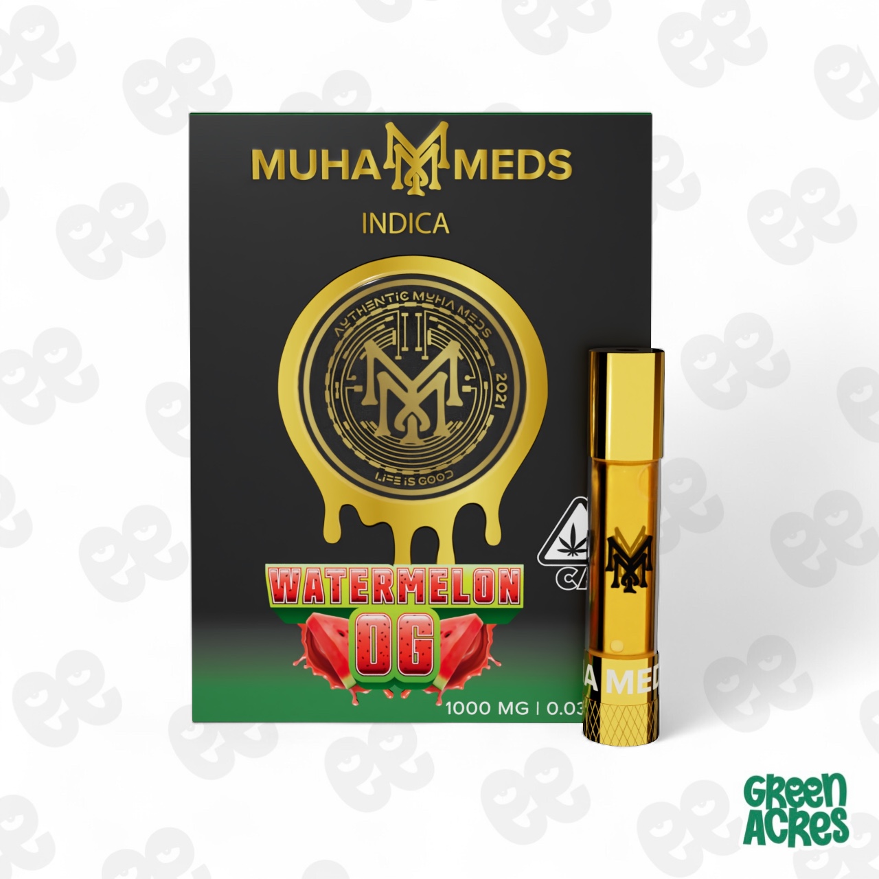 MuhaMeds: Watermelon OG 1G Cart (I)