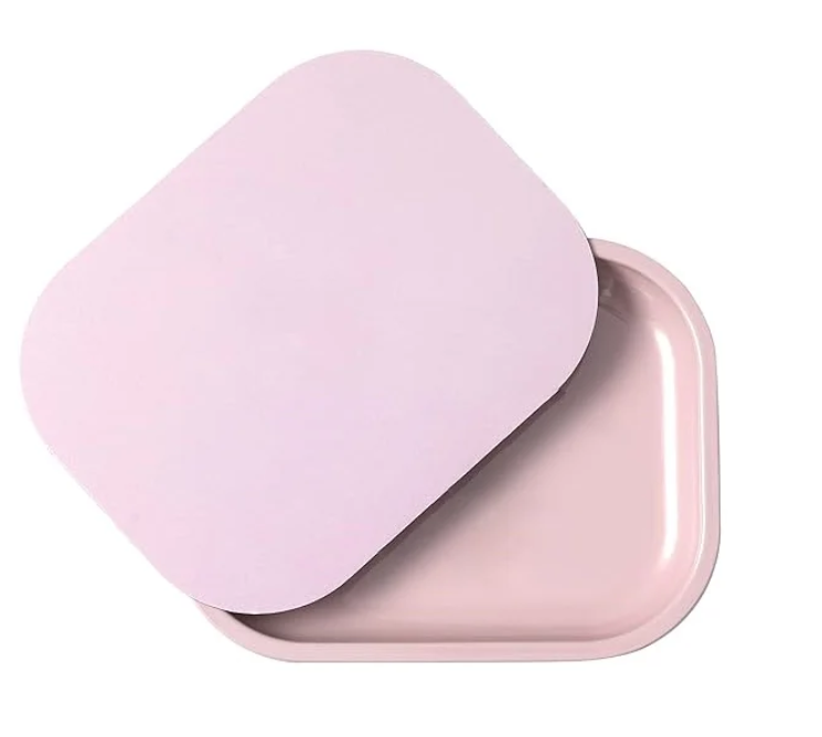 Rolling Tray - w/lid Small - Peach