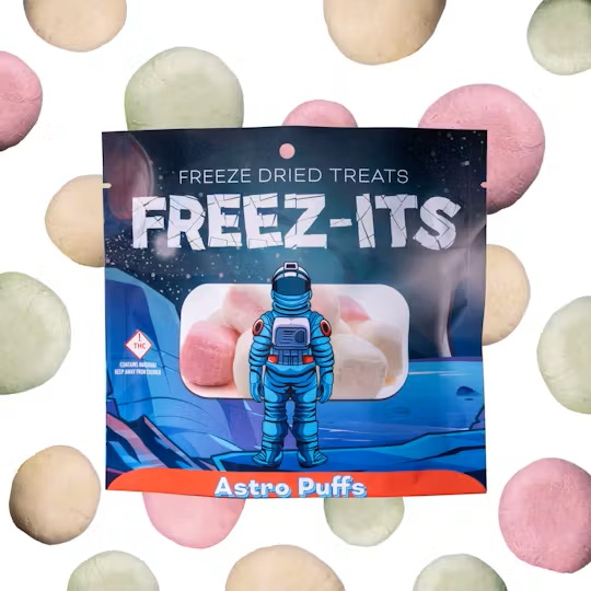 FREEZ-ITS | Freeze Dried Treats | Astro Puffs | 100mg