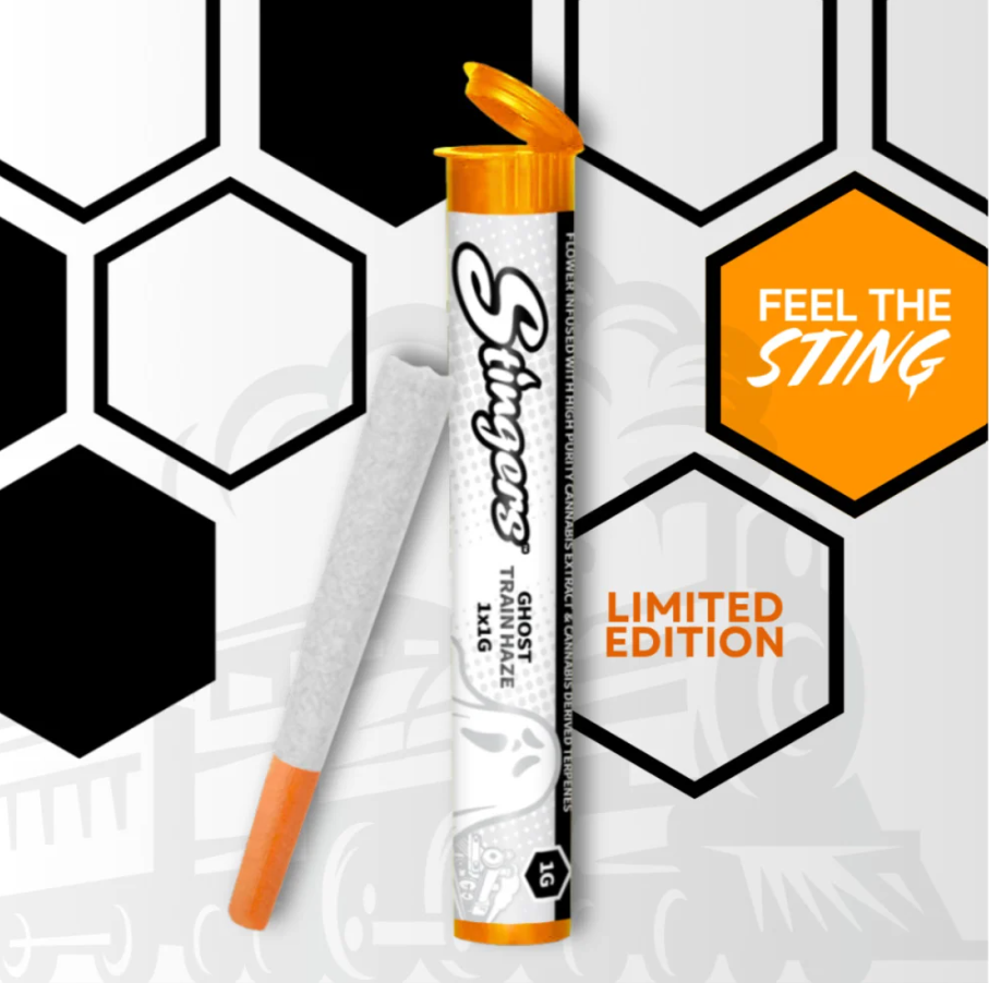 Stingers - Ghost Train Haze - Infused Pre-Roll - 1g