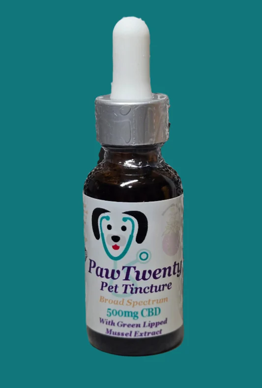 #970 | Sin420 CBD | PawTwenty Dog Tincture | Green Lipped Mussel, Wild Alaskan Salmon Oil