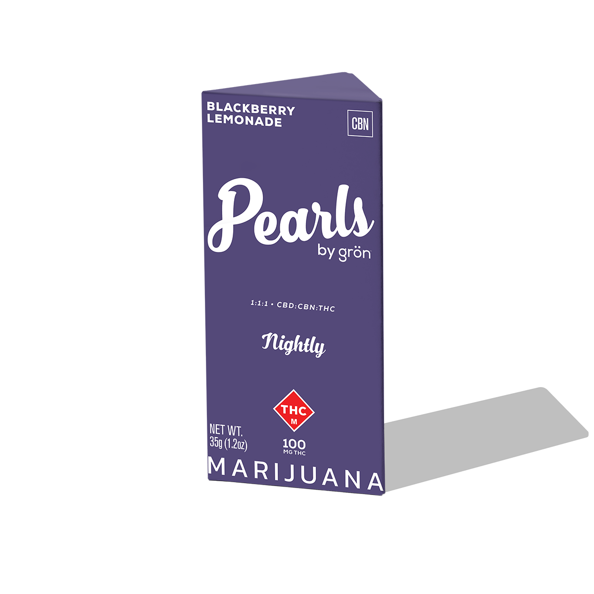 1:1:1 CBD/CBN/THC Blackberry Lemonade Pearls | 100mg