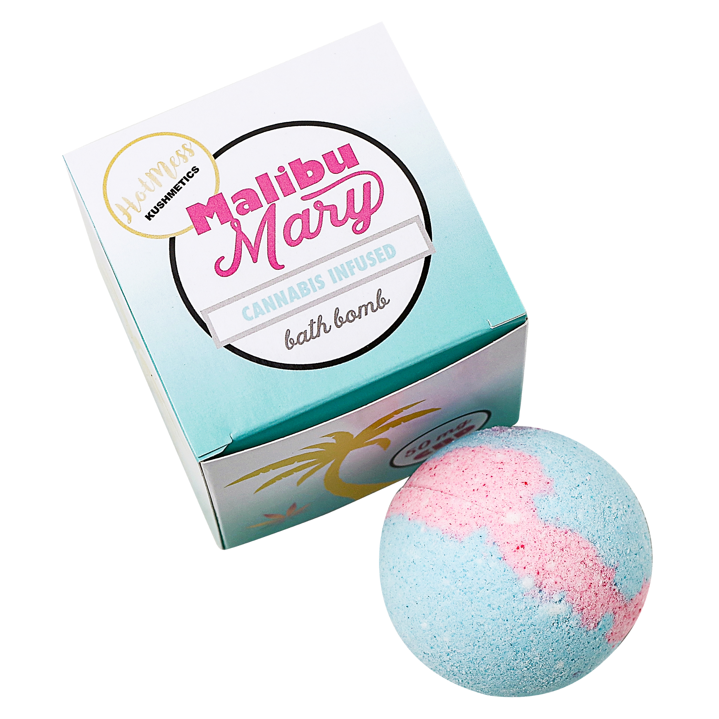 Kushmetics | Malibu Mary | 50mg CBD Infused Bath Bomb