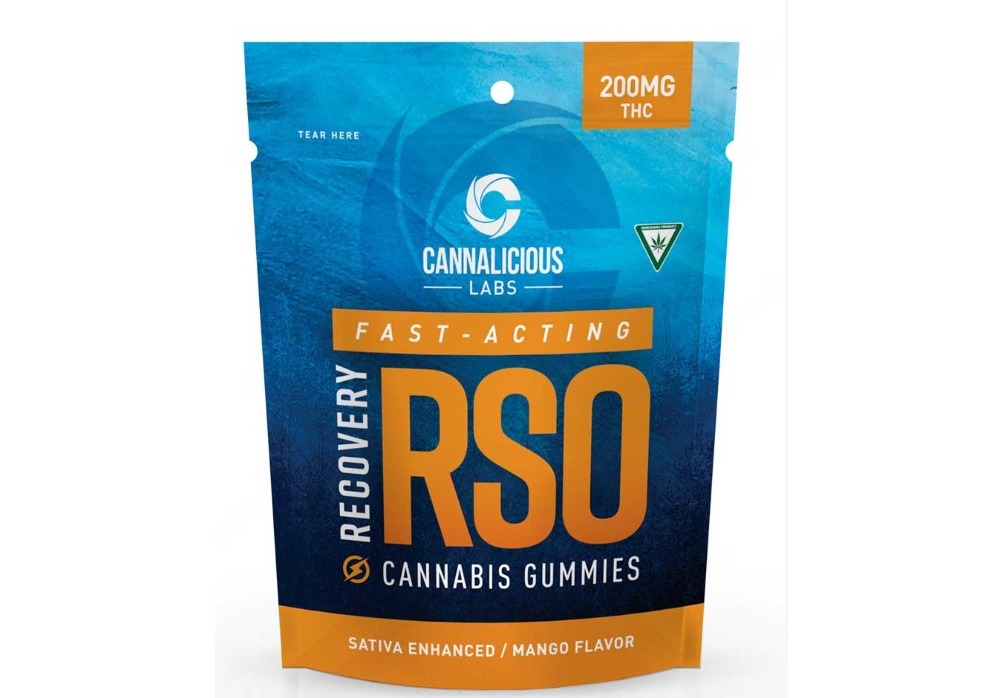 Cannalicious - Gummies - 200mg RSO Recovery - Mango - Sativa