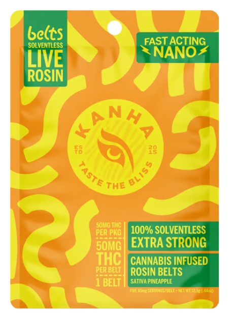 Pineapple Solventless Rosin Belt 1pk ( S ) | 50mg