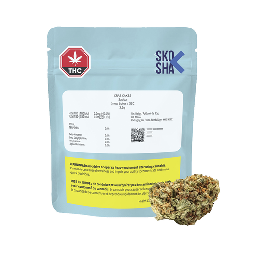 Skosha - Crab Cakes Flower - Sativa