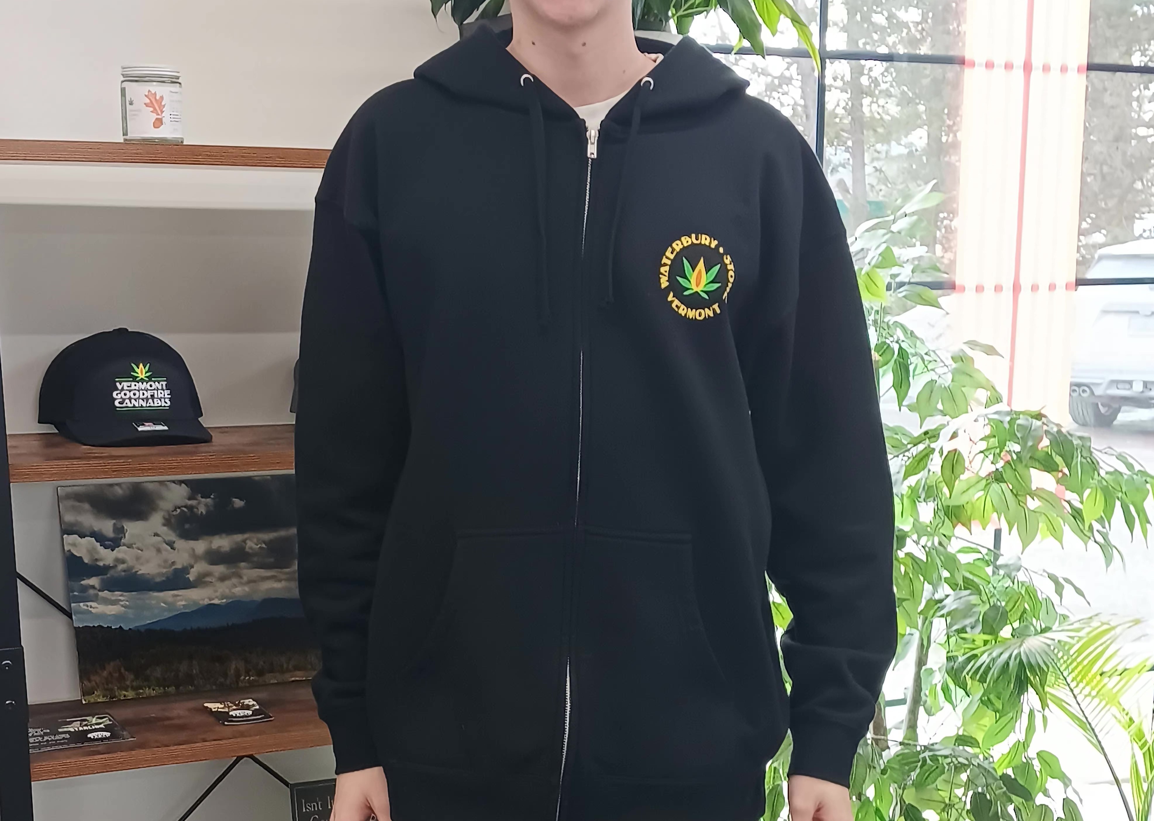 Zip Up Hoodie (XS) - VT Goodfire Cannabis