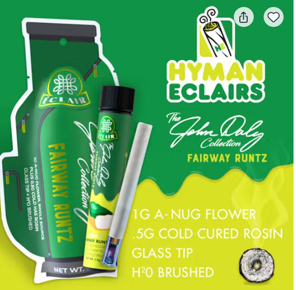 The John Daily | Infused Eclair Donut Pre-roll | 1.5g | Indica