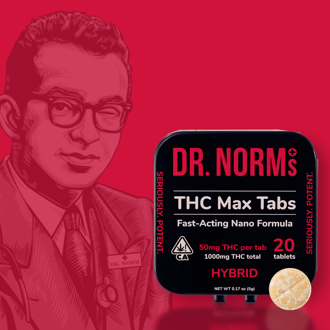 DR. NORM'S: THC Hybrid MAX Tablets - 1g