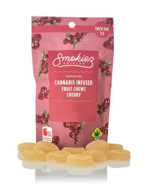 SMOKIEZ GUMMY SWEET CHERRY 1:1 (S) [10PK] 100MG