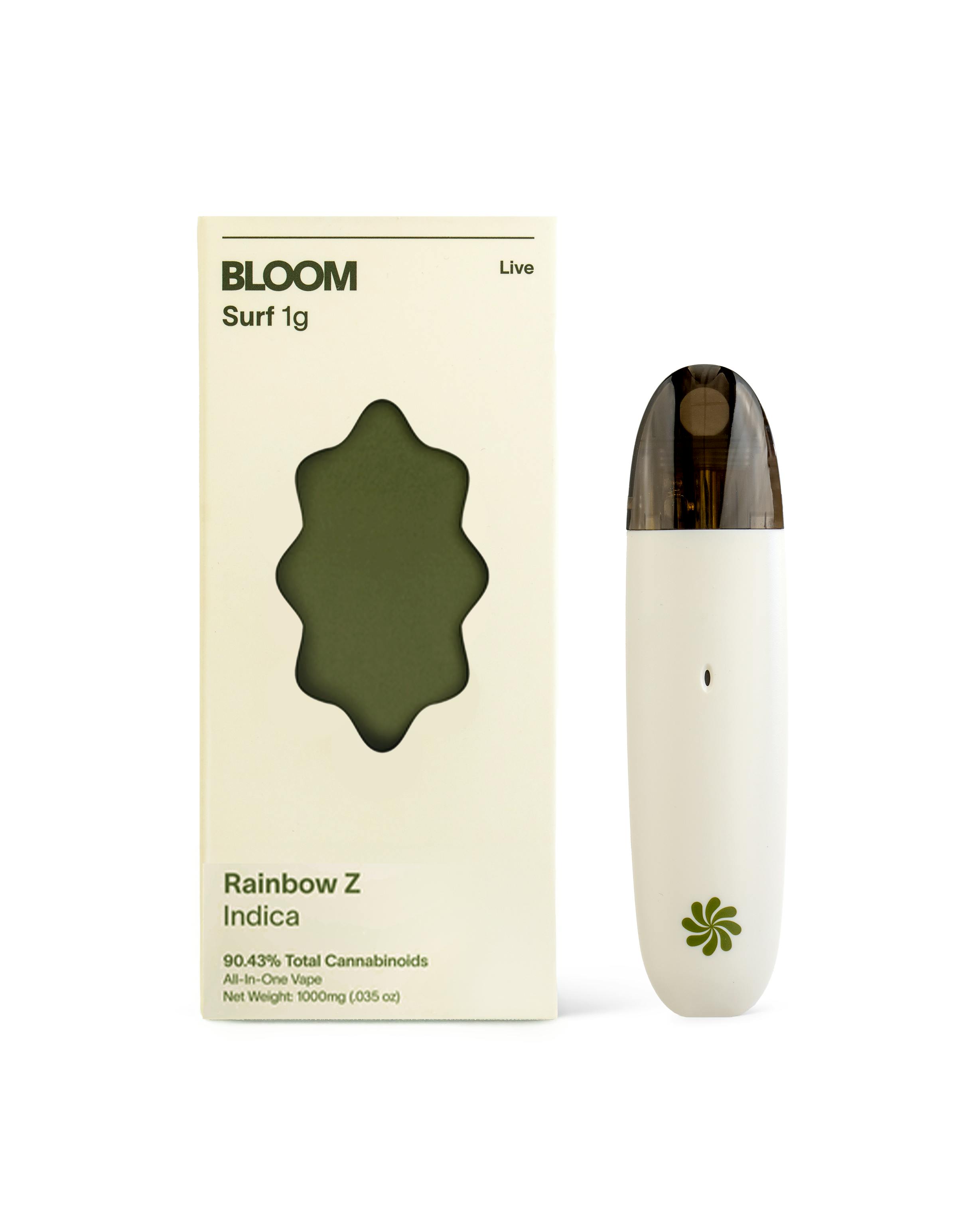 Bloom | Rainbow Z Distillate & Live Terpenes Disposable Vape | 1g