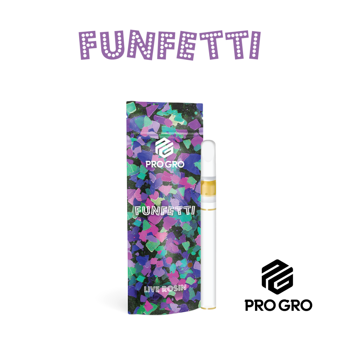 Pro Gro - Live Hash Rosin Disposable - Funfetti
