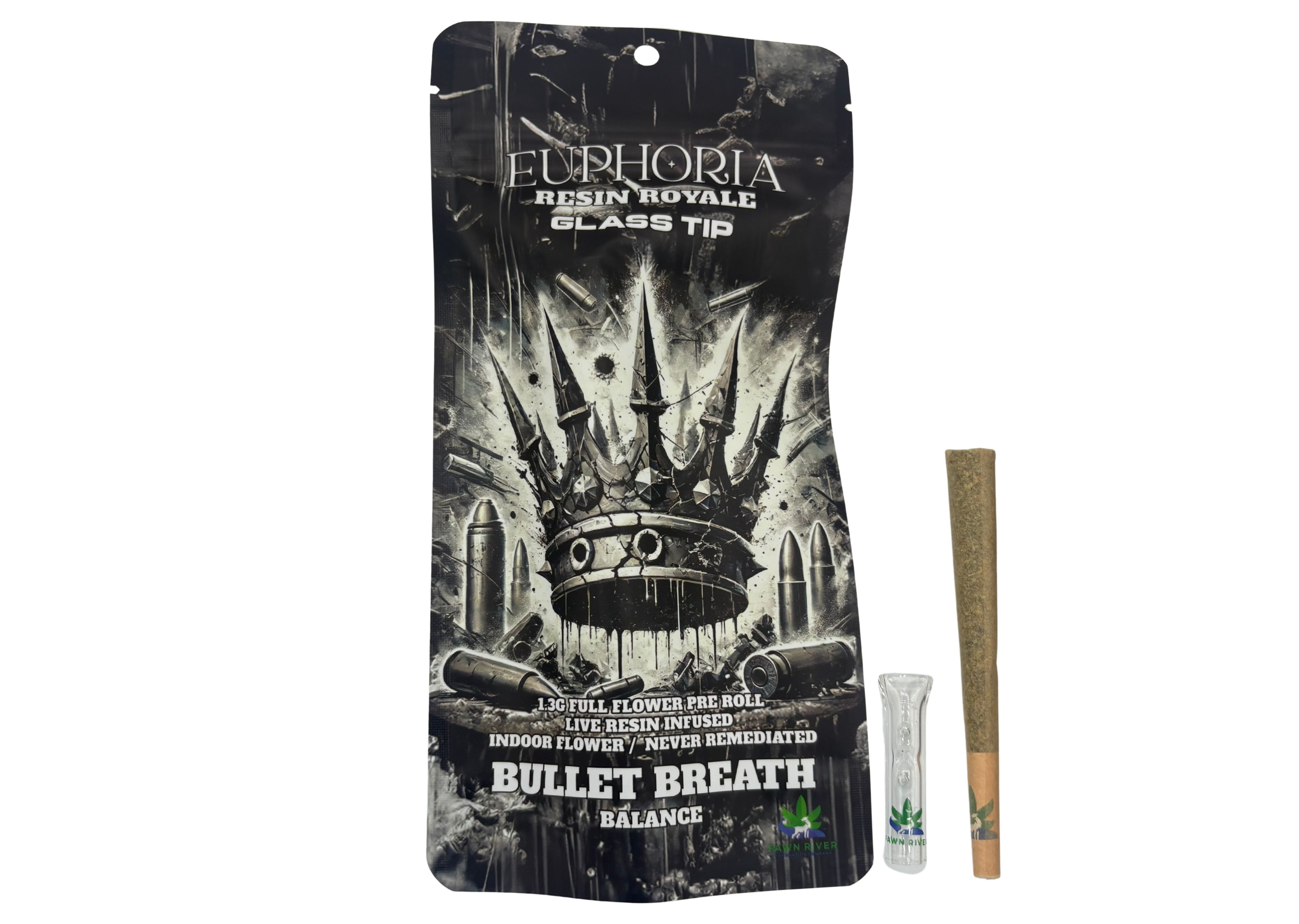 Euphoria Resin Royale | Bullet Breath 1.3g Infused Preroll