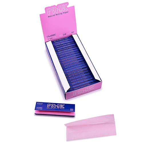 Pink | Natural Rolling Paper 1 1/4