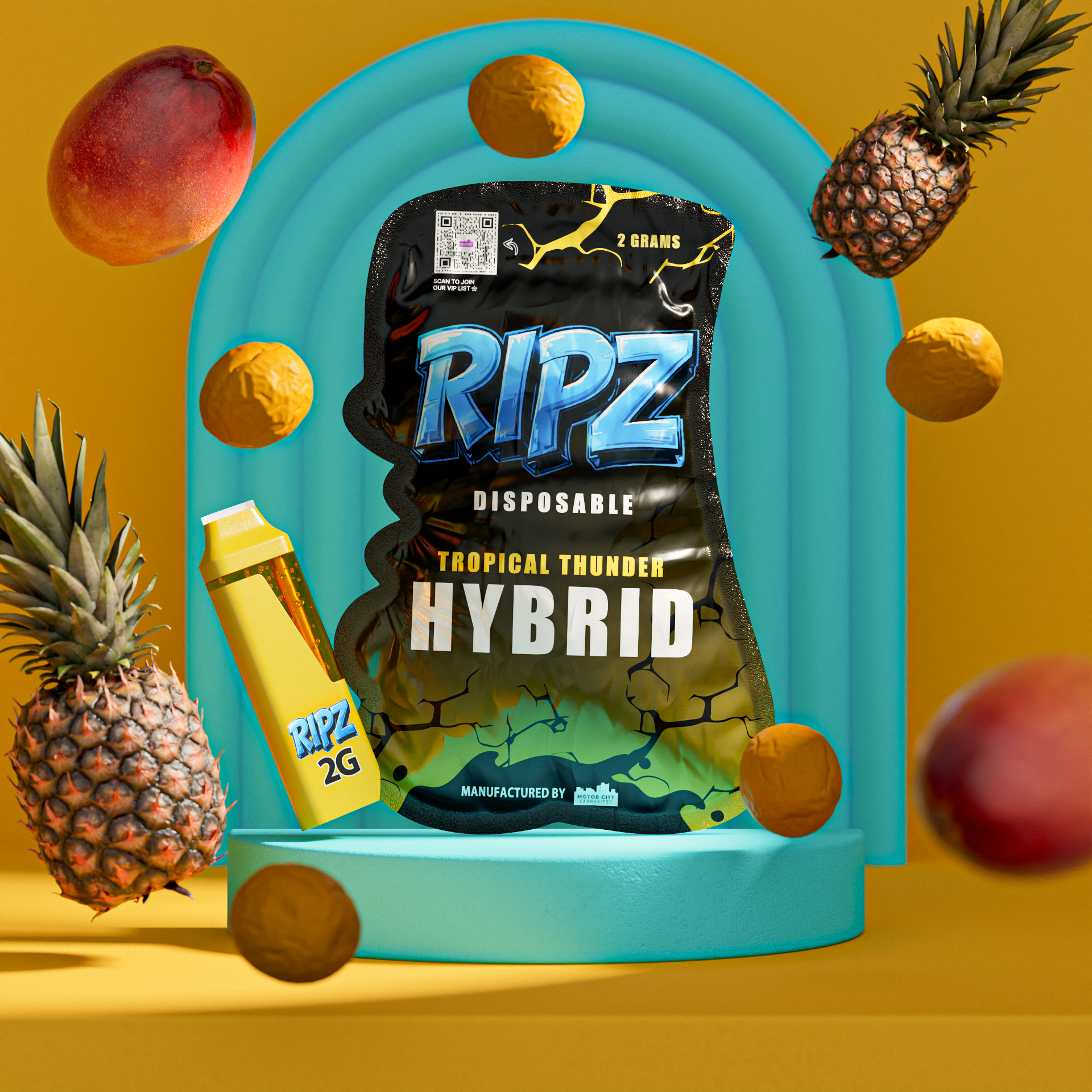 TROPICAL THUNDER | HYBRID | DISPOSABLE VAPE | 2G | REC