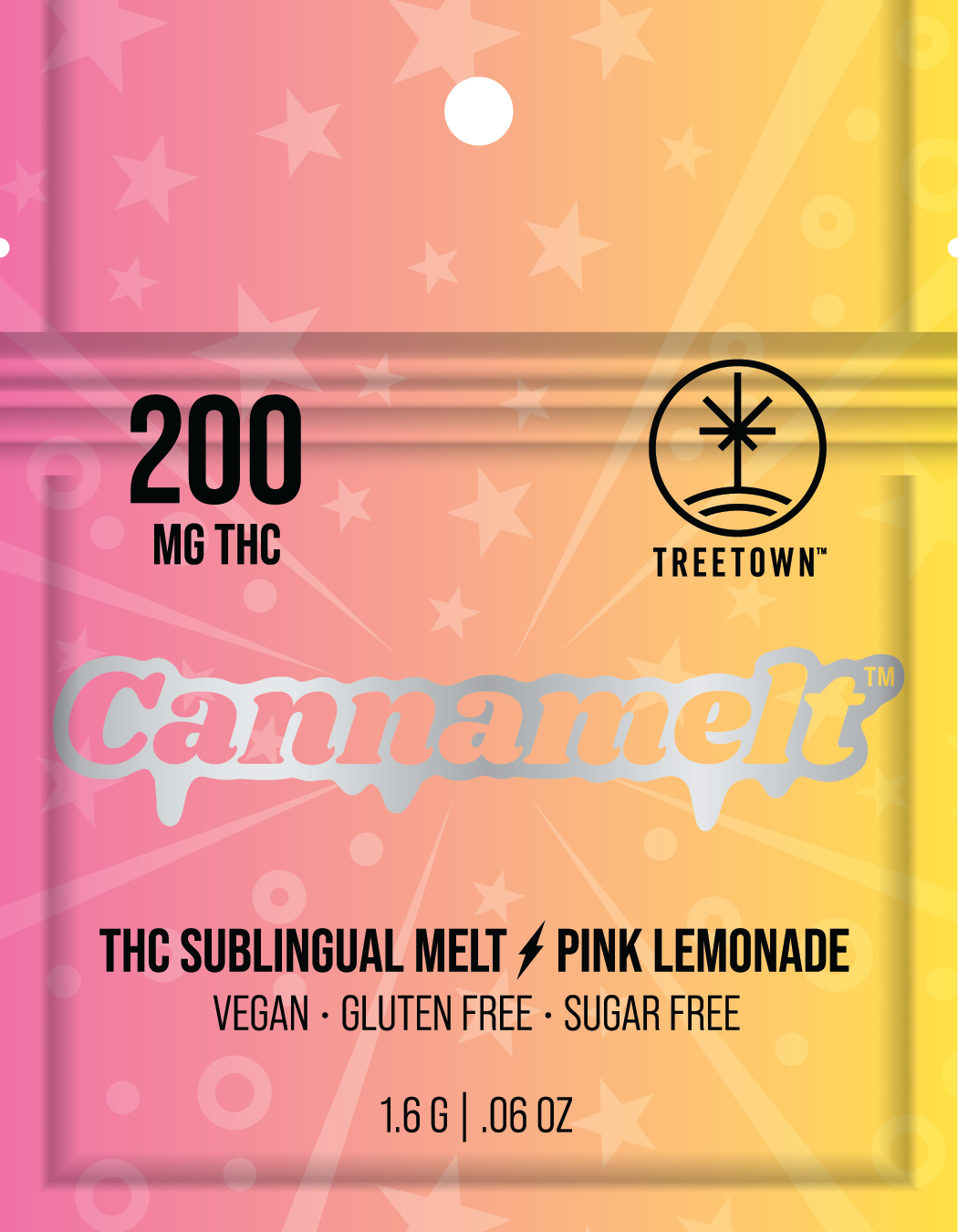Treetown - 200mg Cannamelt - Pink Lemonade
