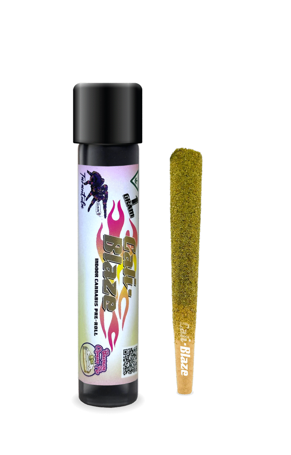 Cali Blaze | Banana Cream Pie | Tarantula Infused Pre-roll | 1g | Hybrid