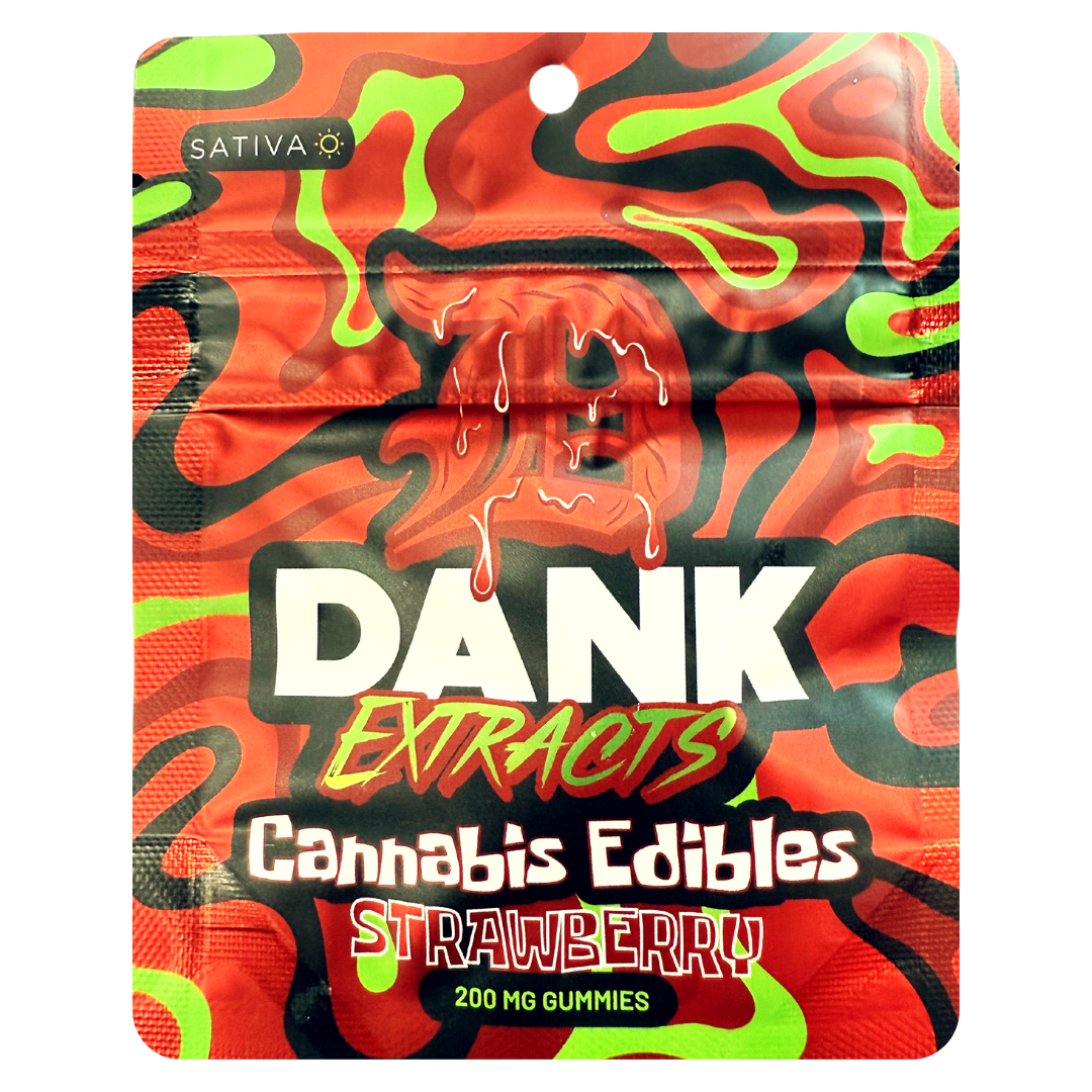 Dank Extracts - 200MG Gummies - Strawberry