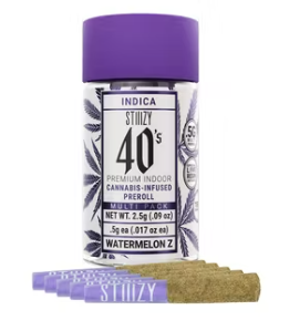 Watermelon Z 40'S 5-Pack Prerolls (I) | 2.5g