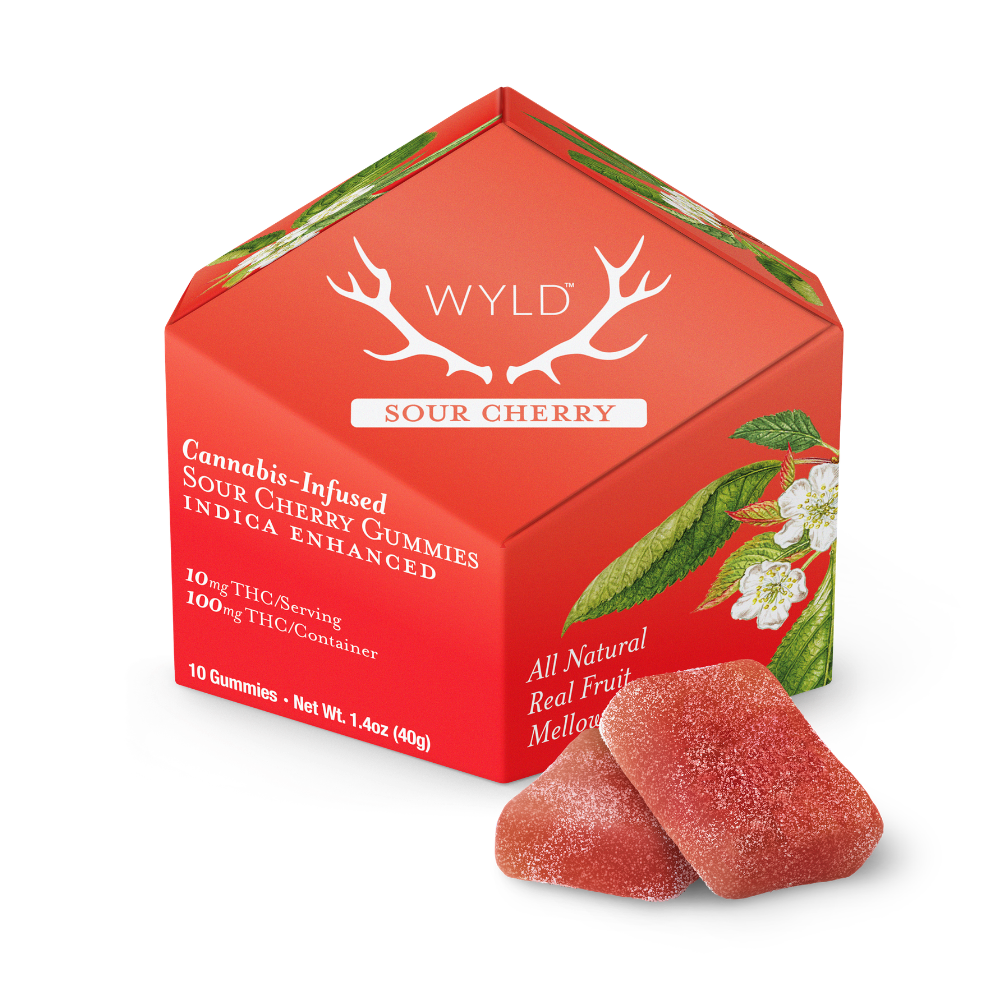 Sour Cherry Indica Enhanced Gummies