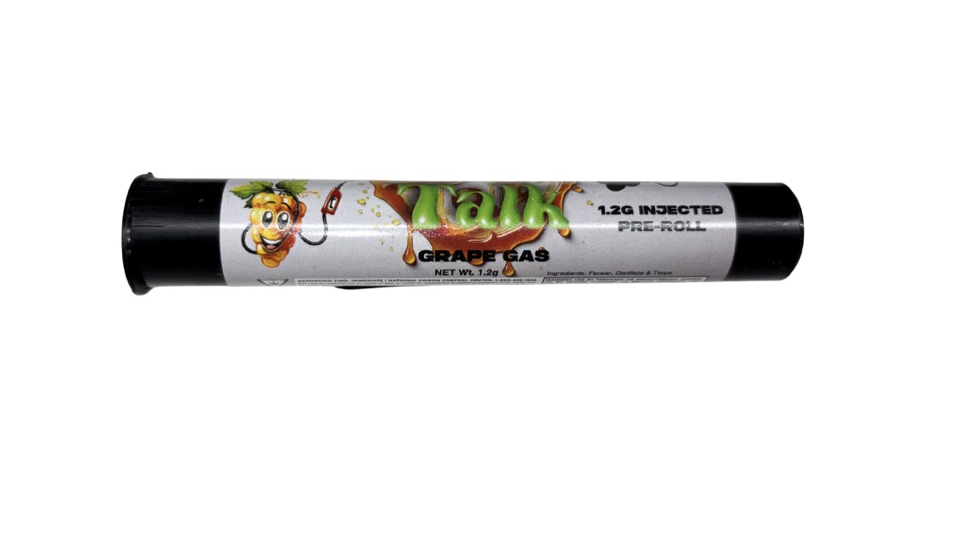 Terp Talk Injected Pre-Roll | Grape Gas
