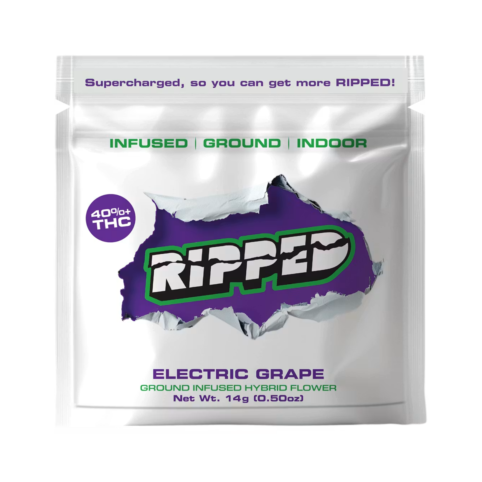 Ripped - Electric Grape Infused Ground Flower - 14g