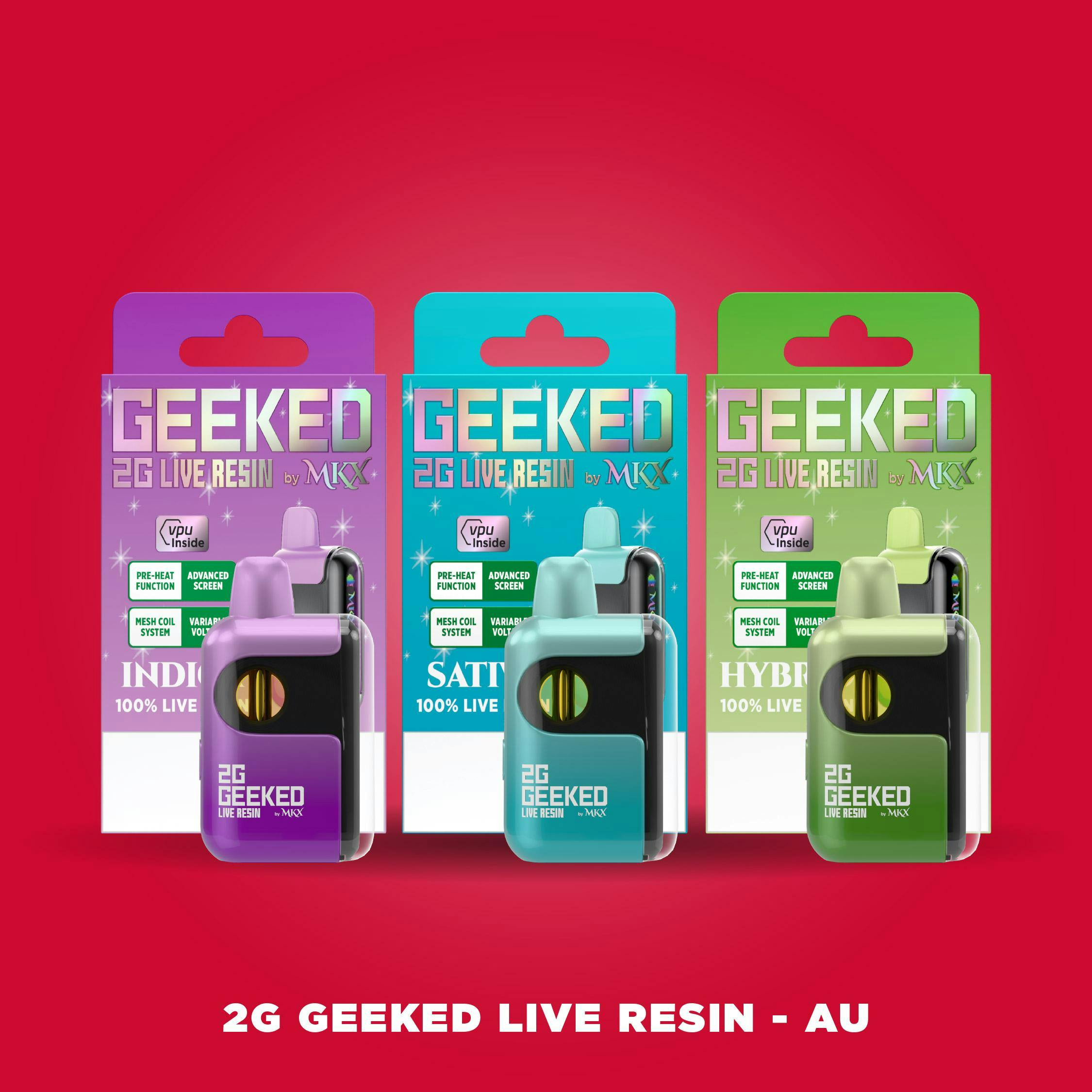 Geeked Vortex Live Resin Disposable 2.0g