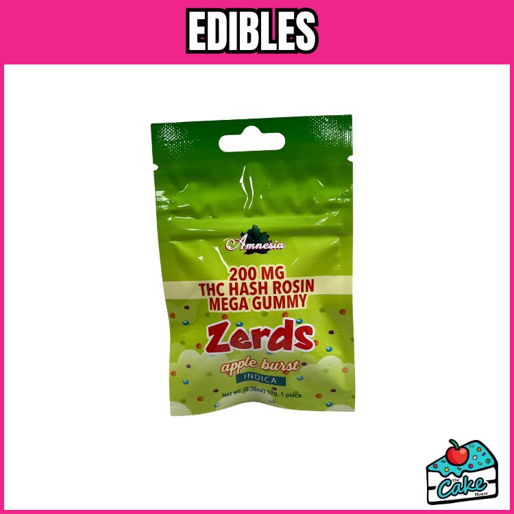 Zerds - 200mg Hash Rosin MEGA Gummy - Apple Burst