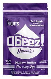OGeez! The Fruits Mellow Indica Gummies [10pk]