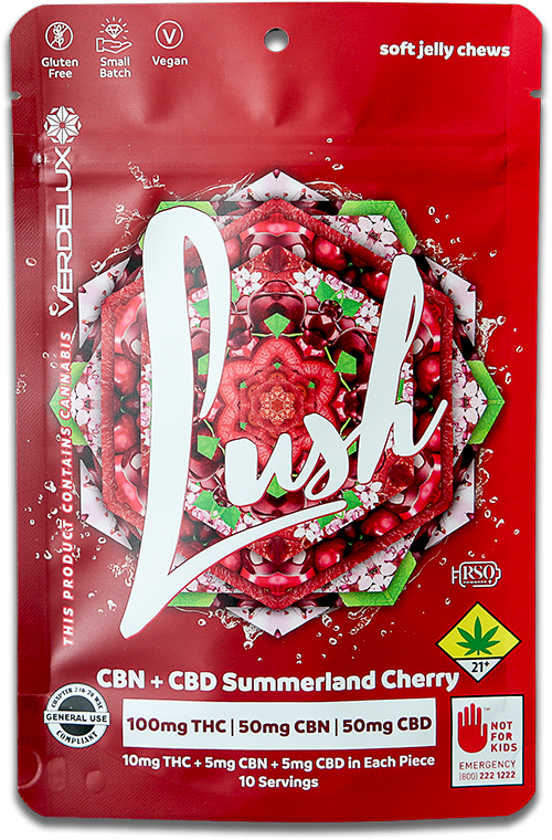 Lush: Summerland Cherry 2:1:1 THC/CBD/CBN (I) - 10pk/200mg