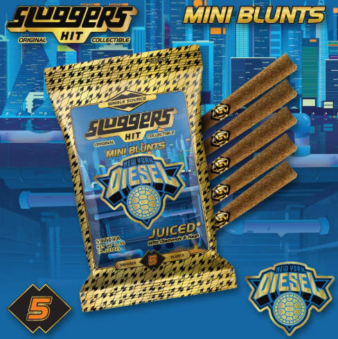 Sluggers - NYC Diesel (s) - Infused Mini Blunts - 5pk/3.5g
