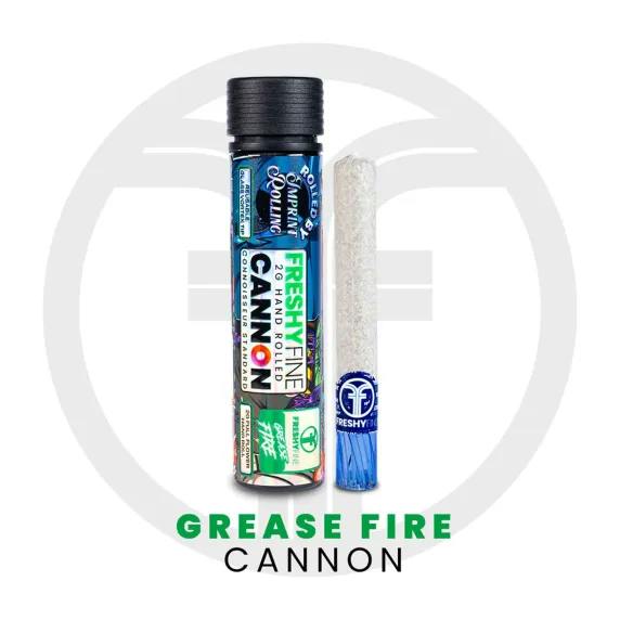 Freshy Fine - Hand Rolled Cannon - 2G - Grease Fire