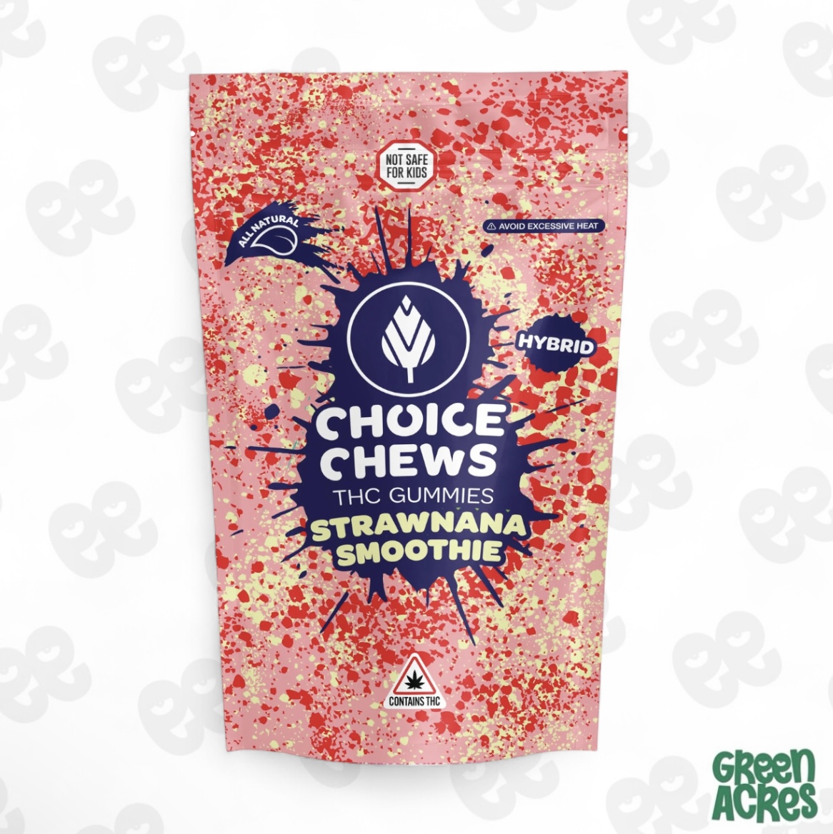 Choice: Strawnana Smoothie 200MG Gummies (H)