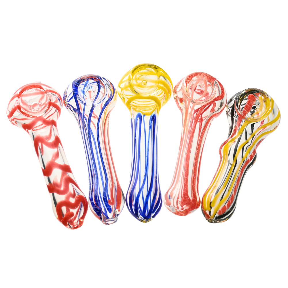 Eco Glass - Cyclo-Spiral Pipe - 4" - Assorted