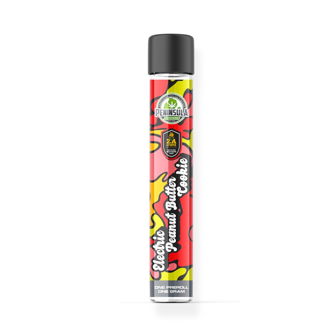 Peninsula Gardens Electric Peanut Butter Cookie Preroll Rec
