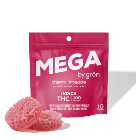 Grön Mega Pearl | Cherry Limeade  | 1pc 100mg
